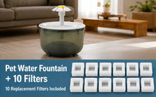 Gray Cat Water Fountain
